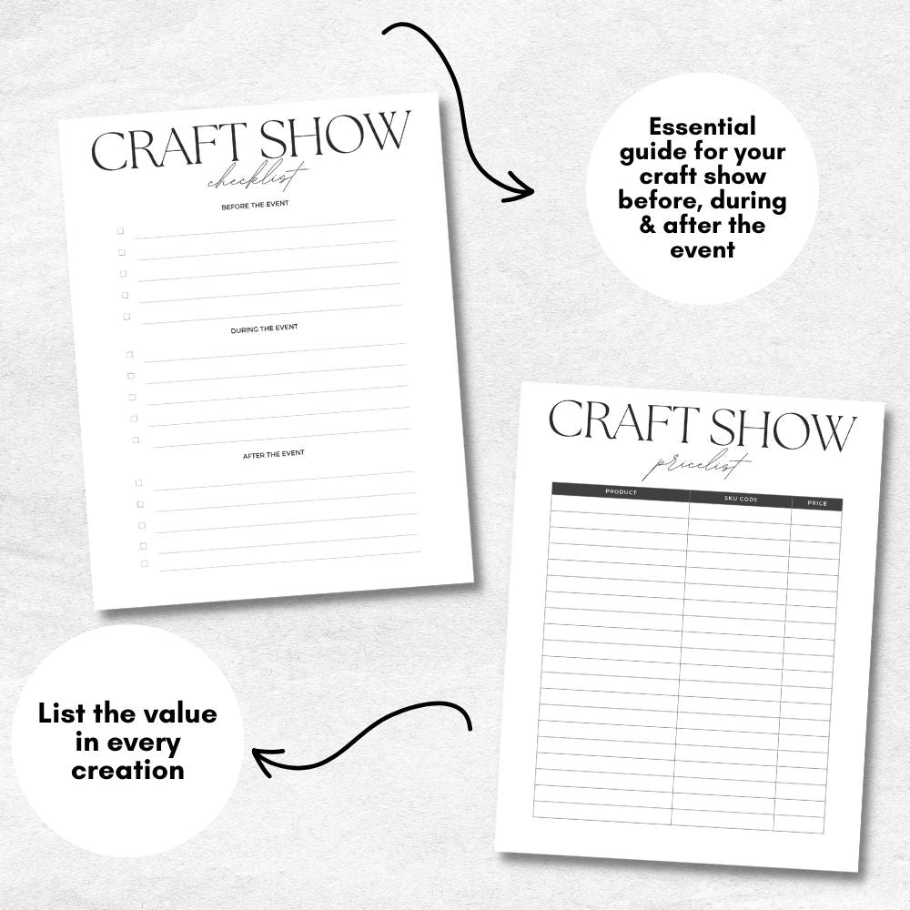 Craft Show Planner