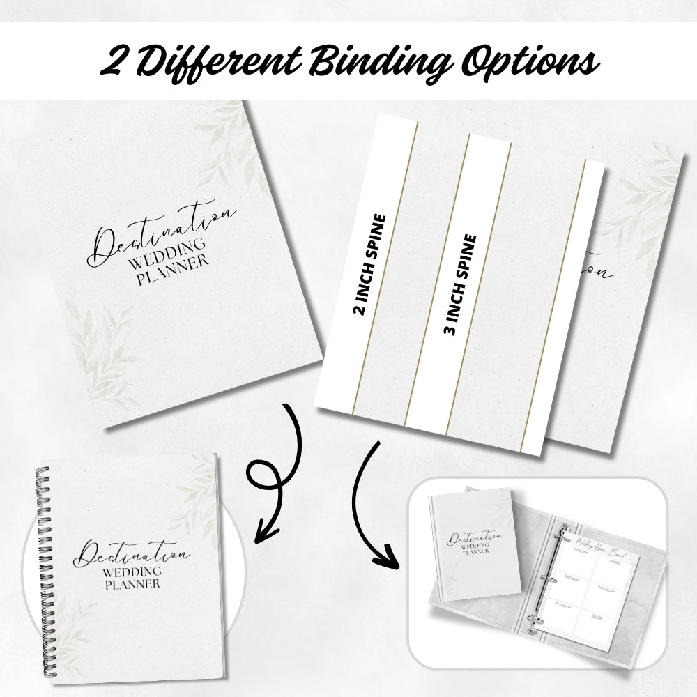 PLR Destination Wedding Planner | Printable Editable Binder