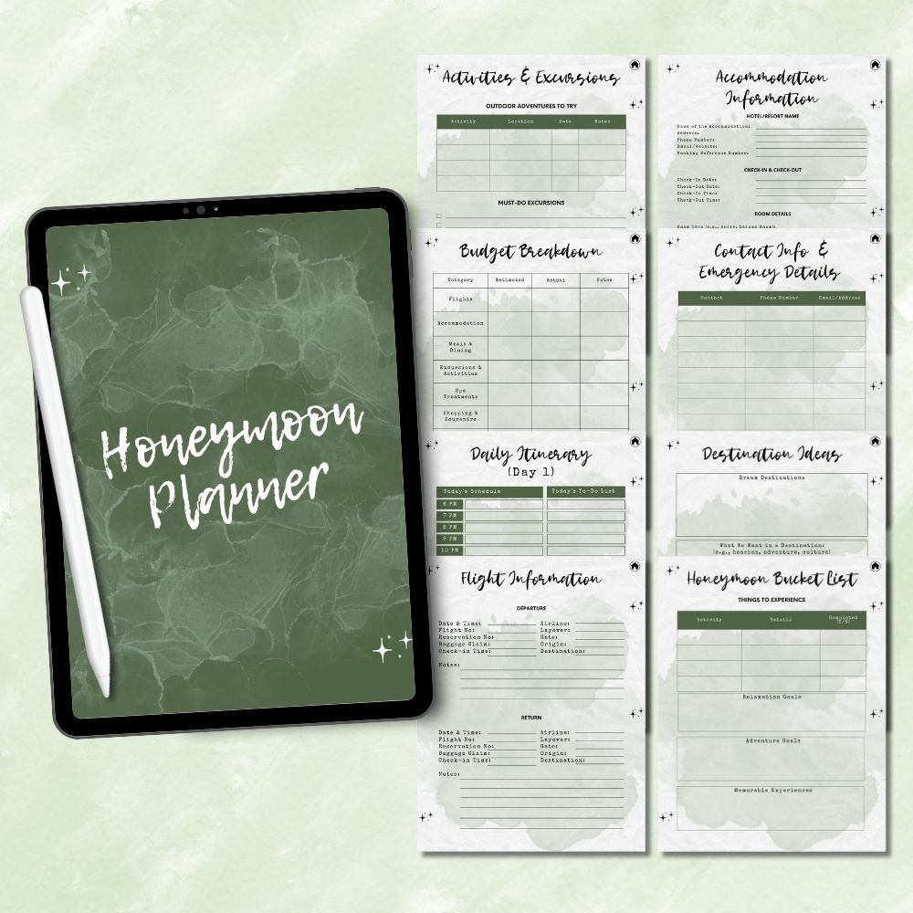 Digital Honeymoon Planner