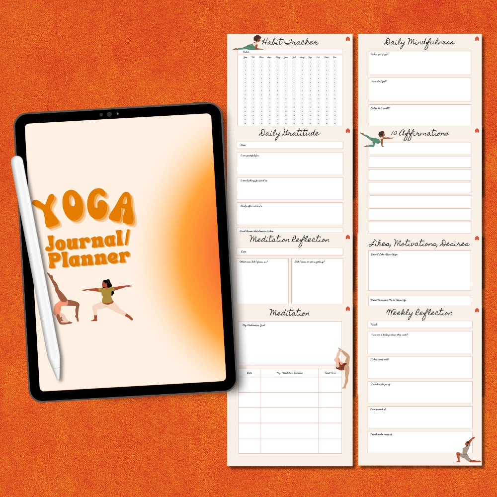 Digital Yoga Journal/Planner