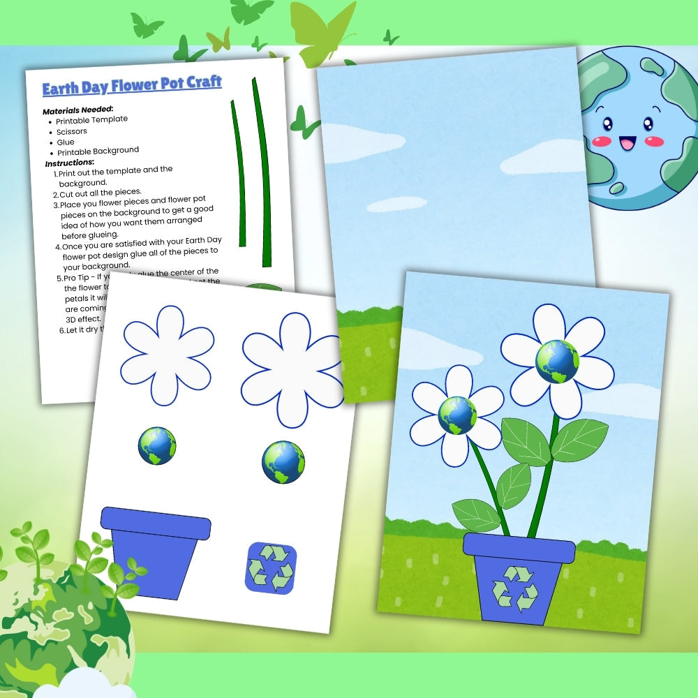 Earth Day Flower Pot Craft
