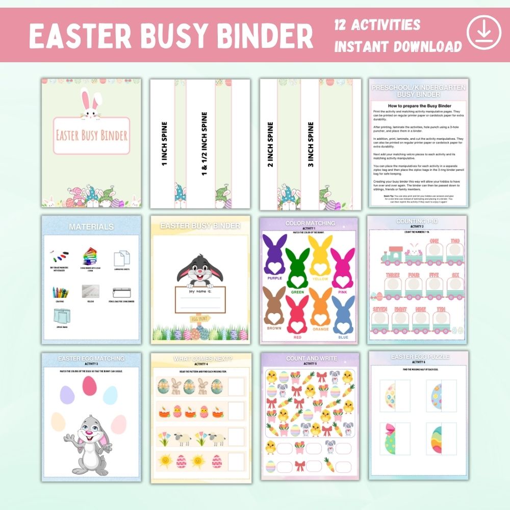 Easter Busy Binder