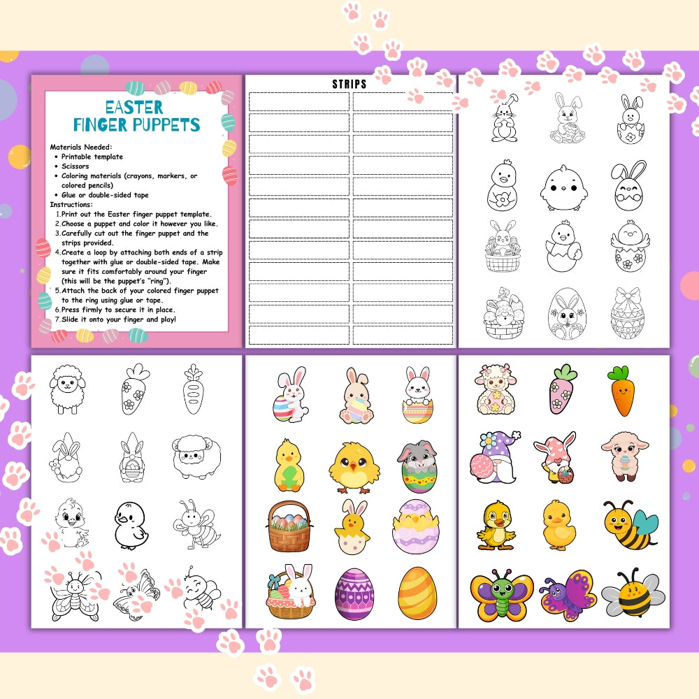 Easter Finger Puppets