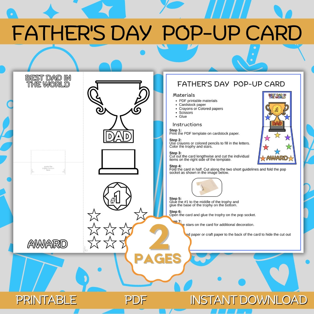 Father's Day Pop UP Card