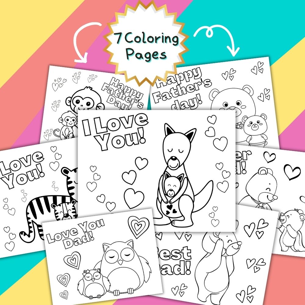 Father’s Day Activity Bundle – Fun Kids Printable Pack