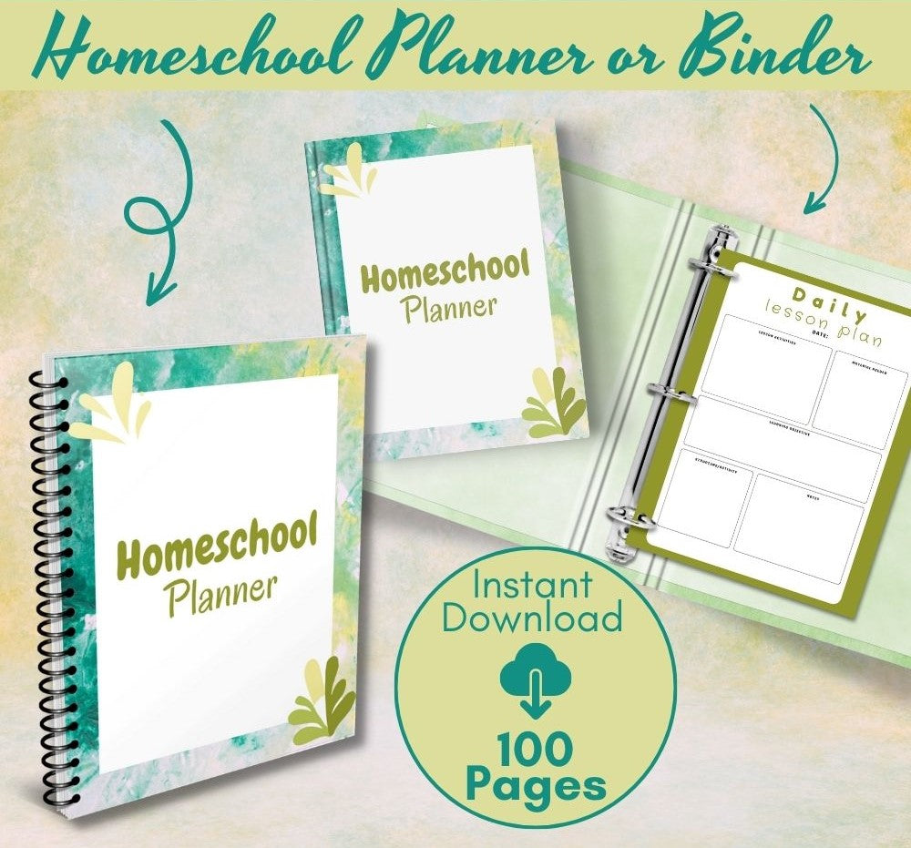 Green Homeschool Planner