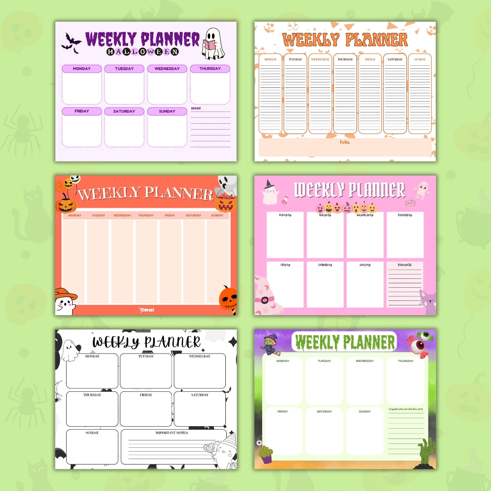 Halloween Planner Pages Pack