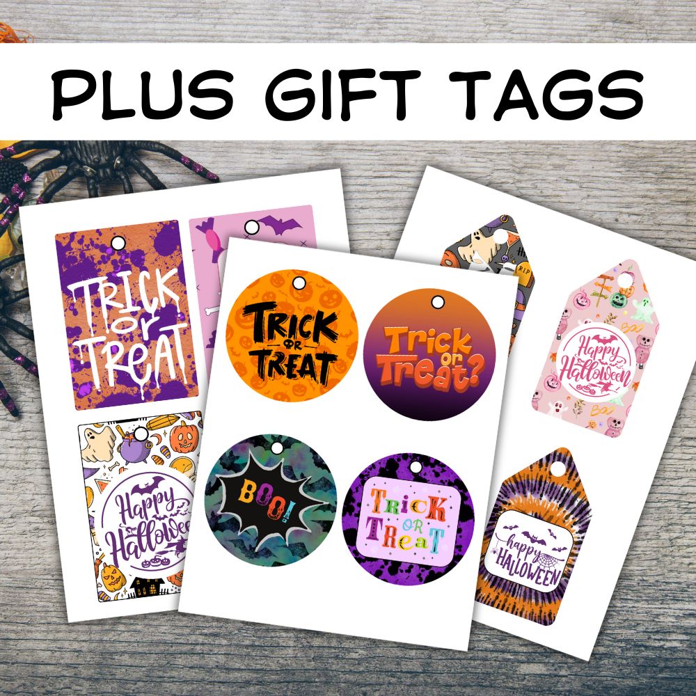 Halloween Scavenger Hunt & Gift Tags