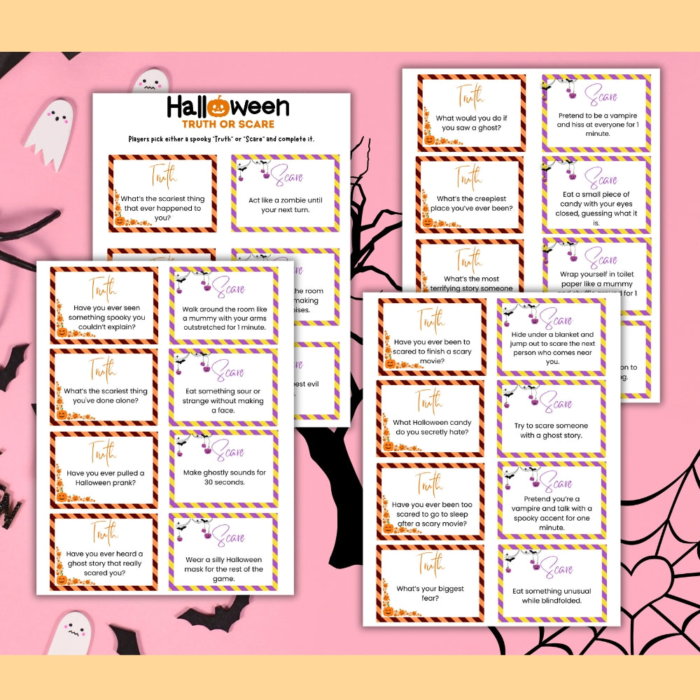 Halloween Truth or Scare Game