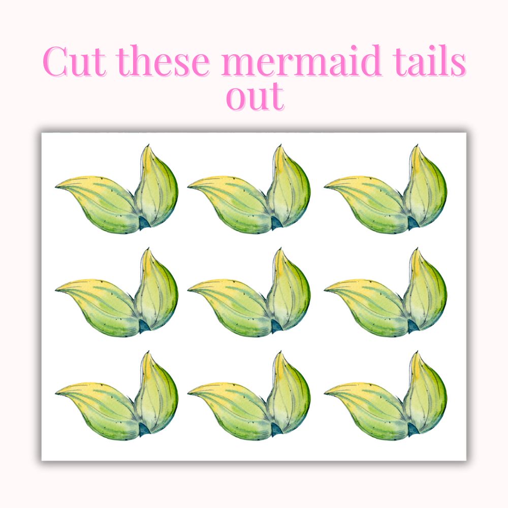 Pin the Tail on the Mermaid – Birthday Party Game