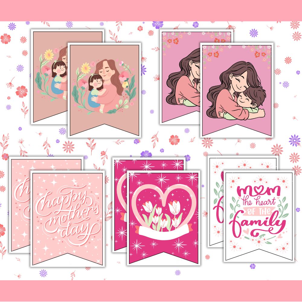 Printable Happy Mother's Day Banner
