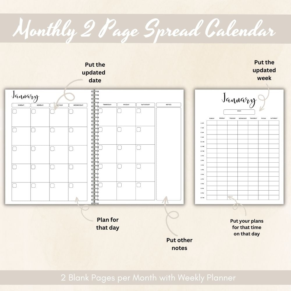 PLR Homeschool Planner | Plain Design Editable Education Templates