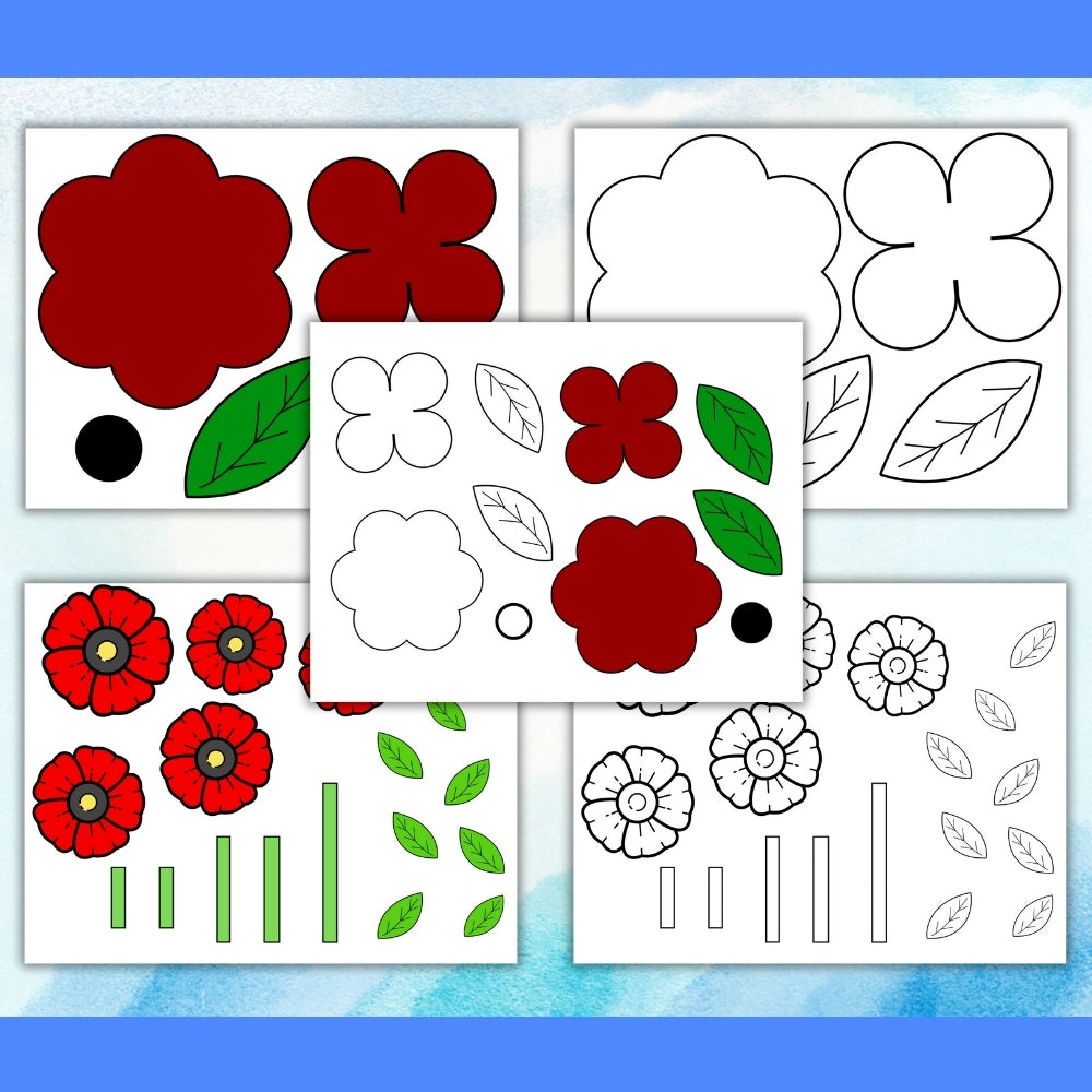 Printable Memorial Day Craft Writing Activity (33 Pages)