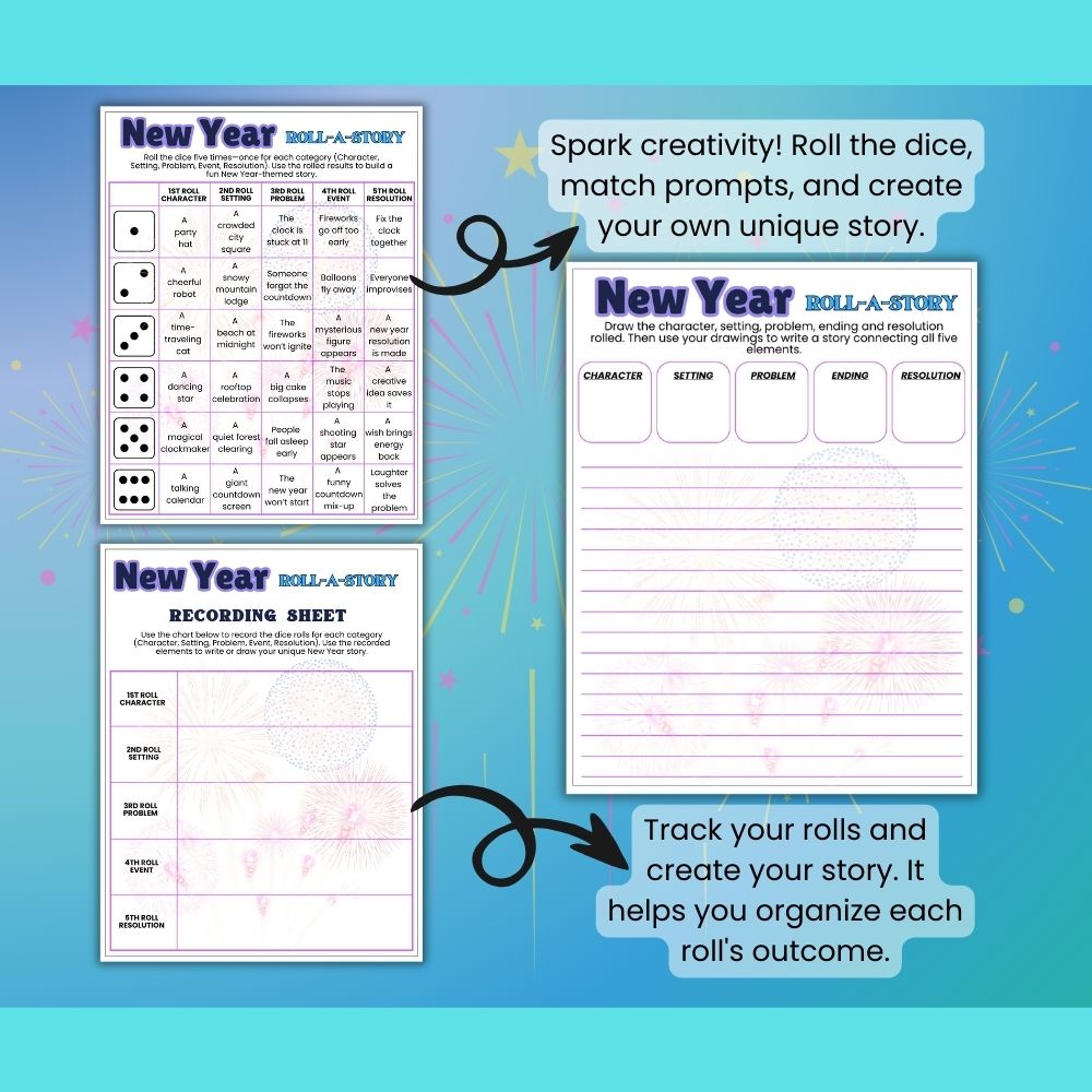 New Year Roll a Story