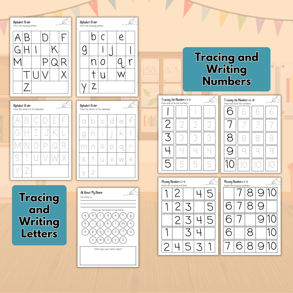 Preschool Worksheets – 30 Fun & Educational Printables