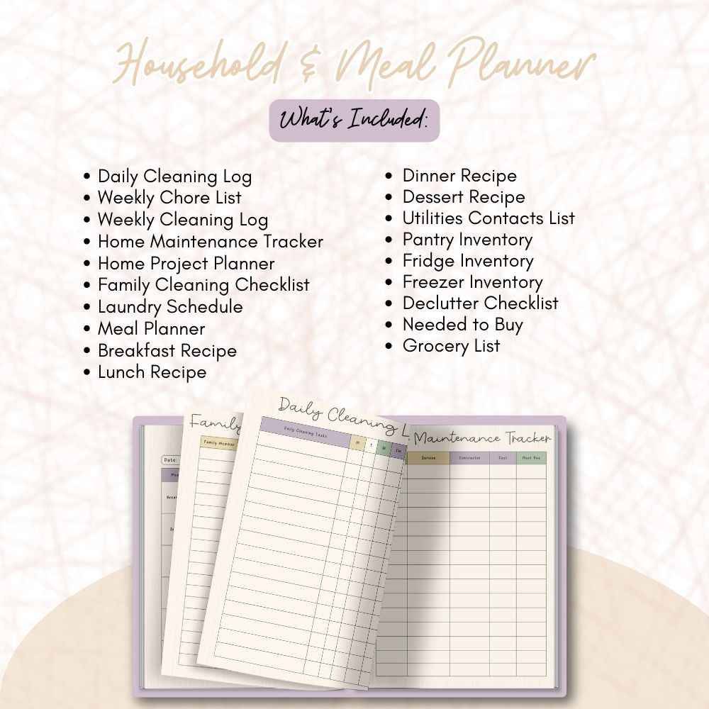 ADHD Planner | Flower Design for Focus Organization & Calm