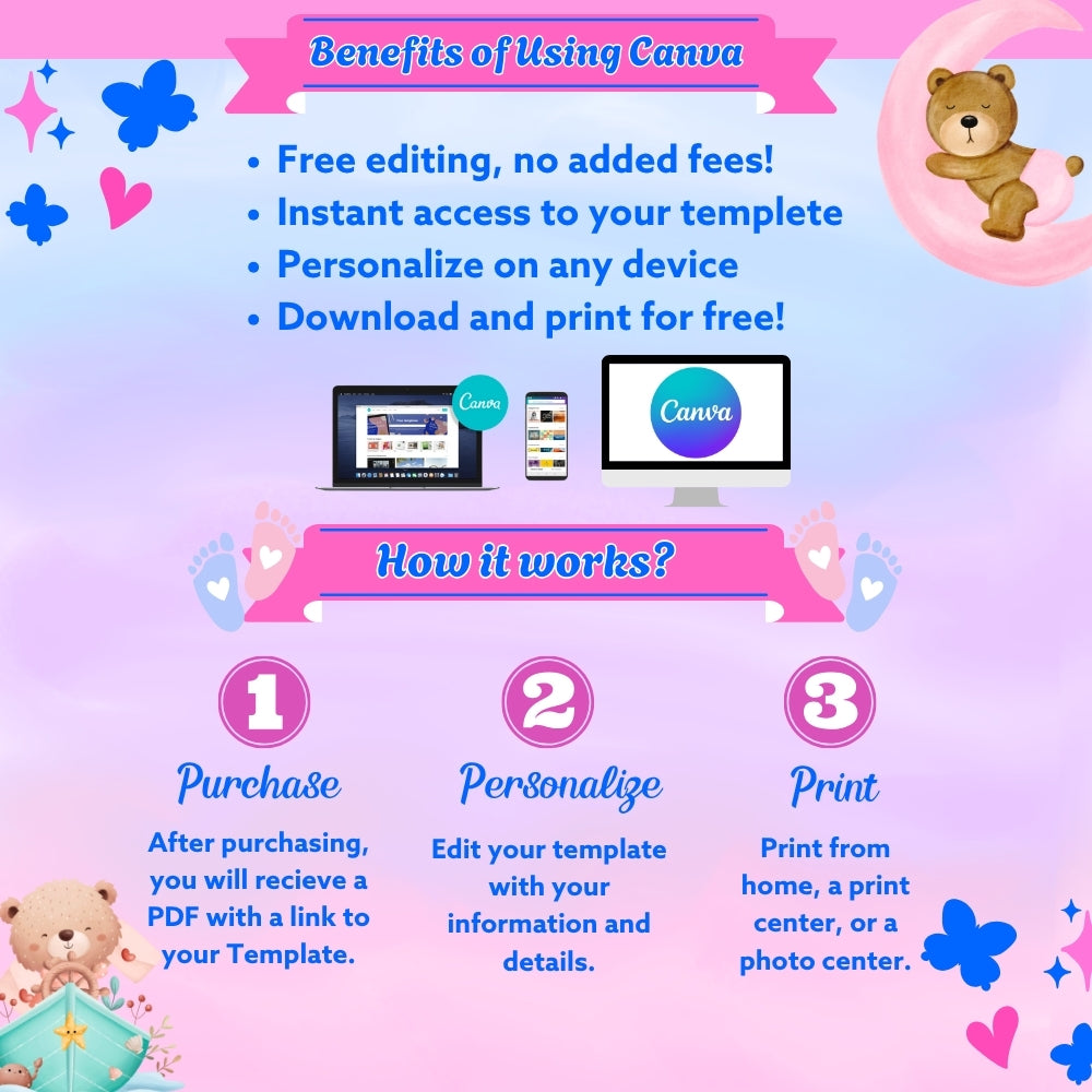 Baby’s First Year Handprint Keepsake Printable