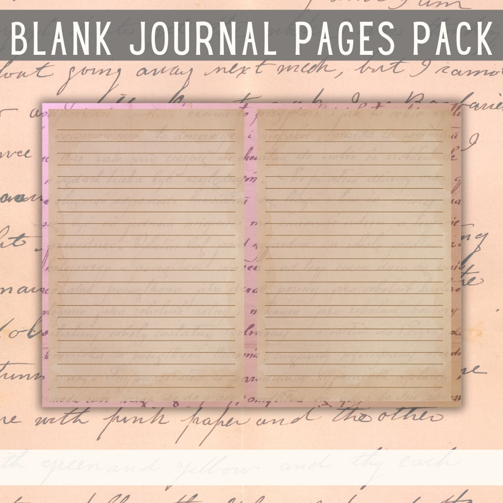 PLR Blank Journal Pages | Journals for writing and creativity | My Store
