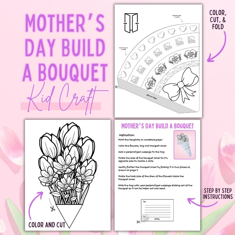 Mother's Day Build a Bouquet Kid Craft