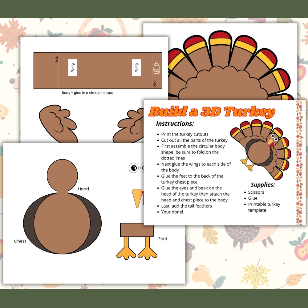 Build a 3D Turkey