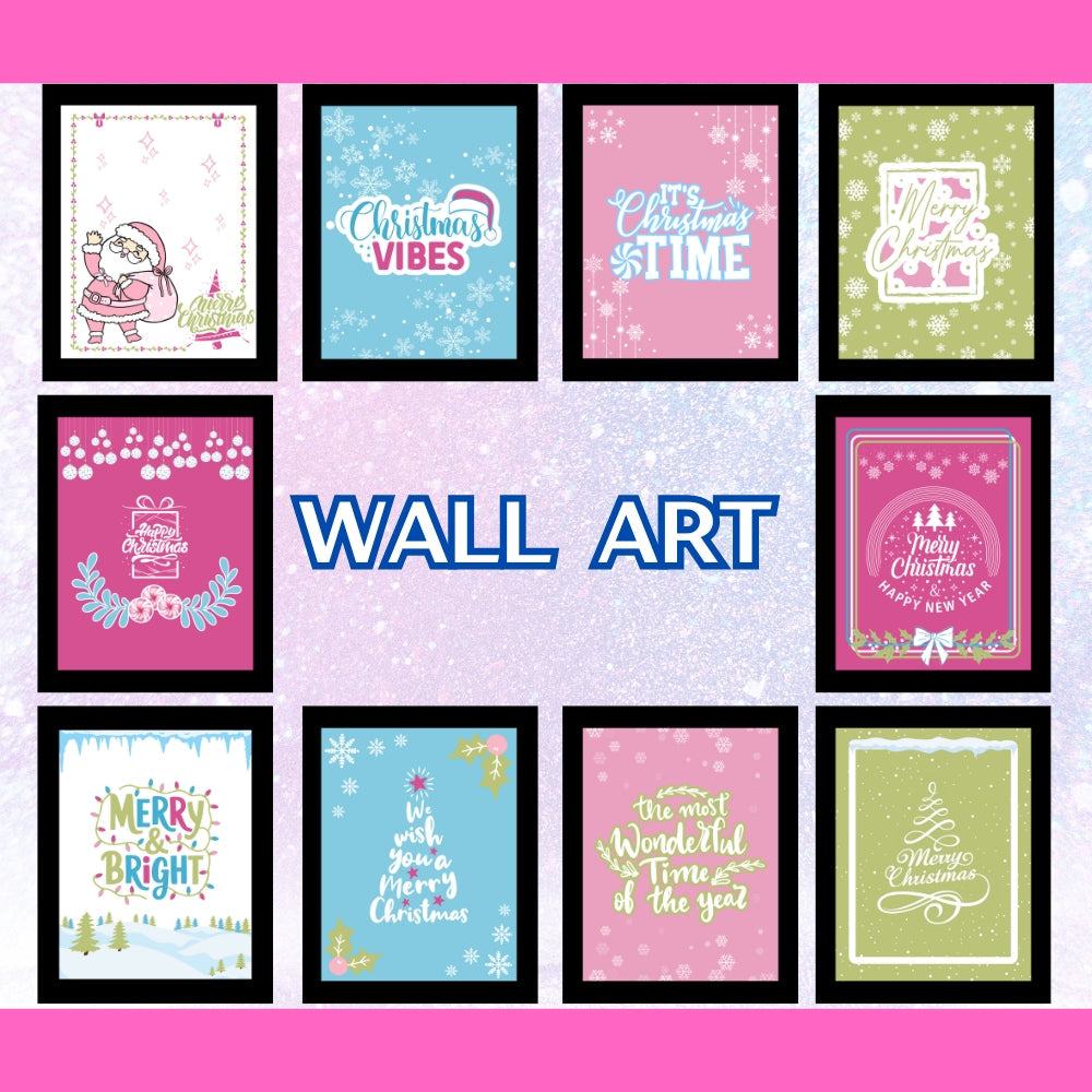 Christmas Home / Classroom Wall Art and Banner