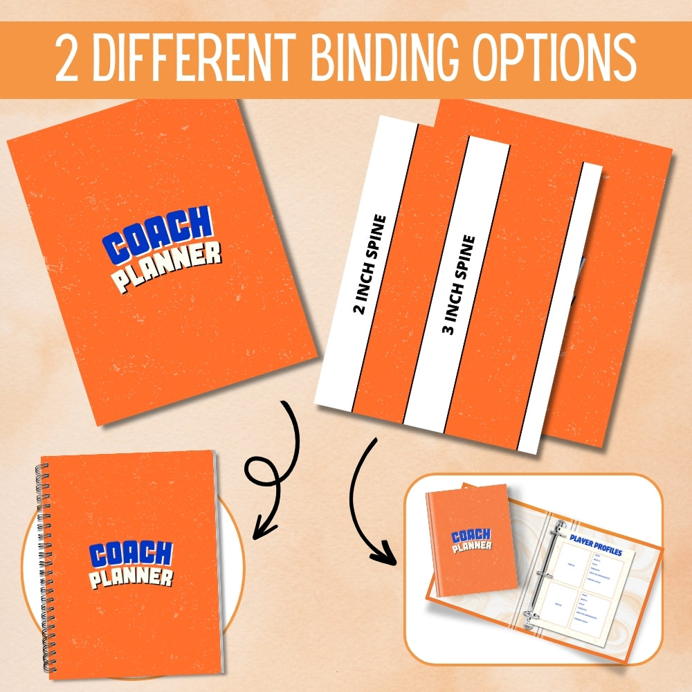 PLR Coach Planner | Printable Editable Binder for Coaches