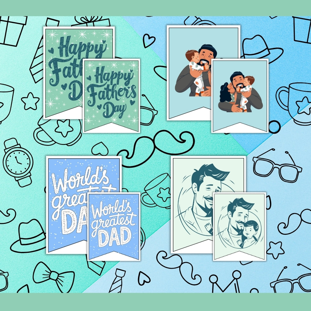 Printable Happy Fathers Day Banner