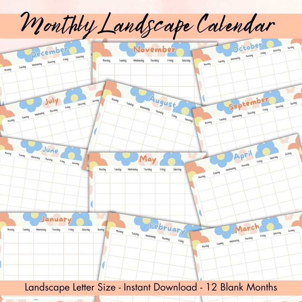 PLR Flower Design House Sitter Planner | Editable Organizer Templates