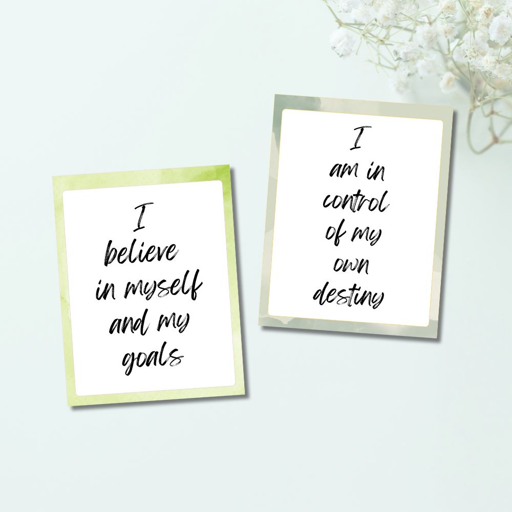 Green Affirmation Card Bundle