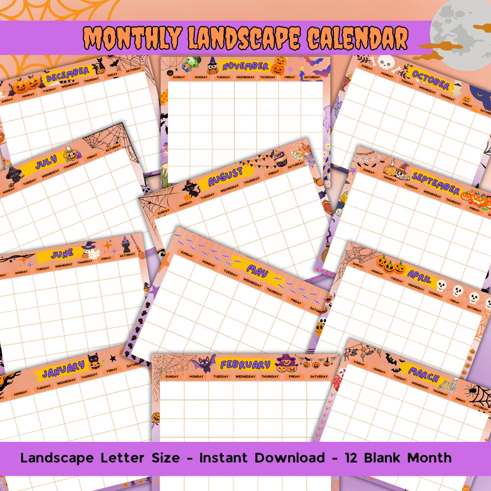 PLR Halloween Party Planner | Printable Editable Spooky Templates