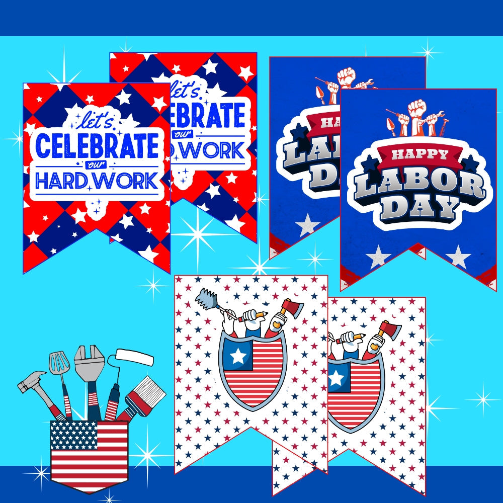 Labor Day Printable Banner