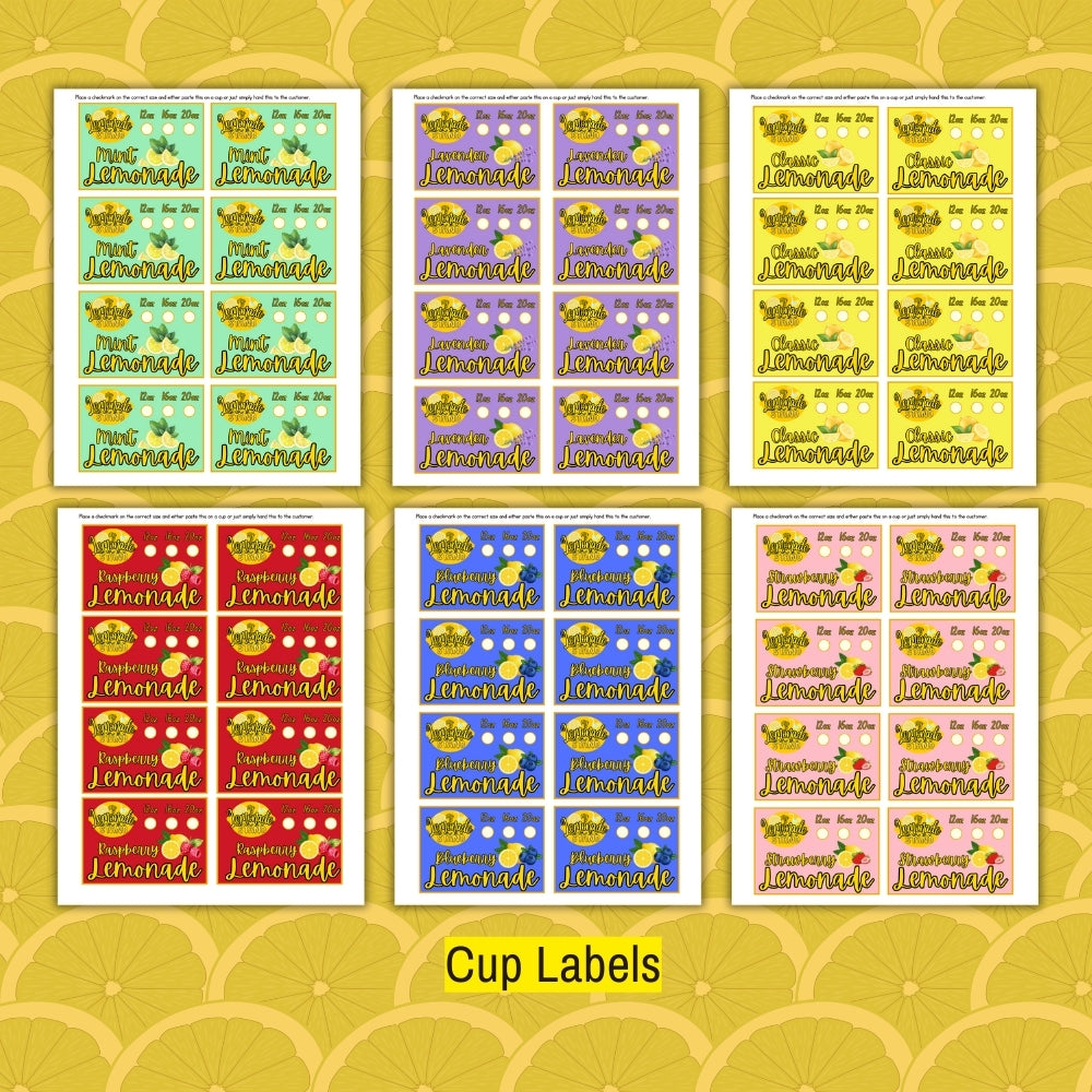 Lemonade Stand Pretend Play Printables – 32 Pages