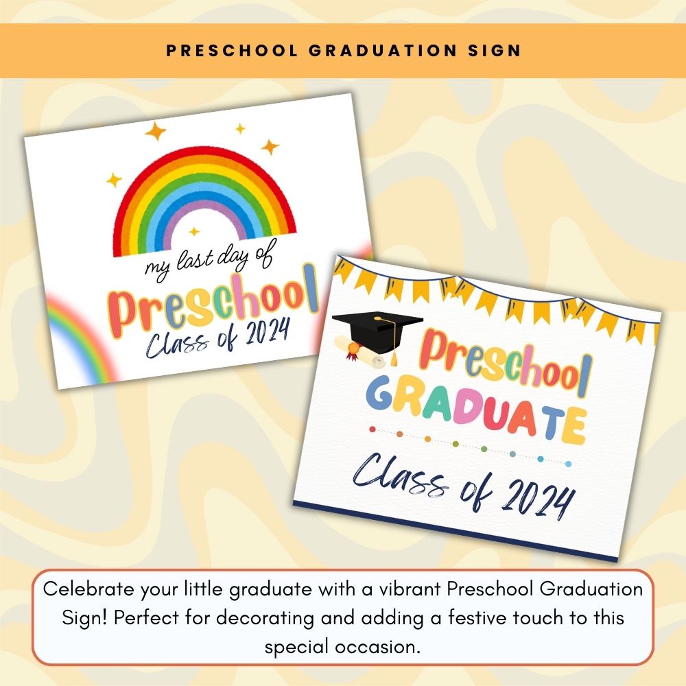 Preschool Graduation Bundle – Printable Celebration Kit