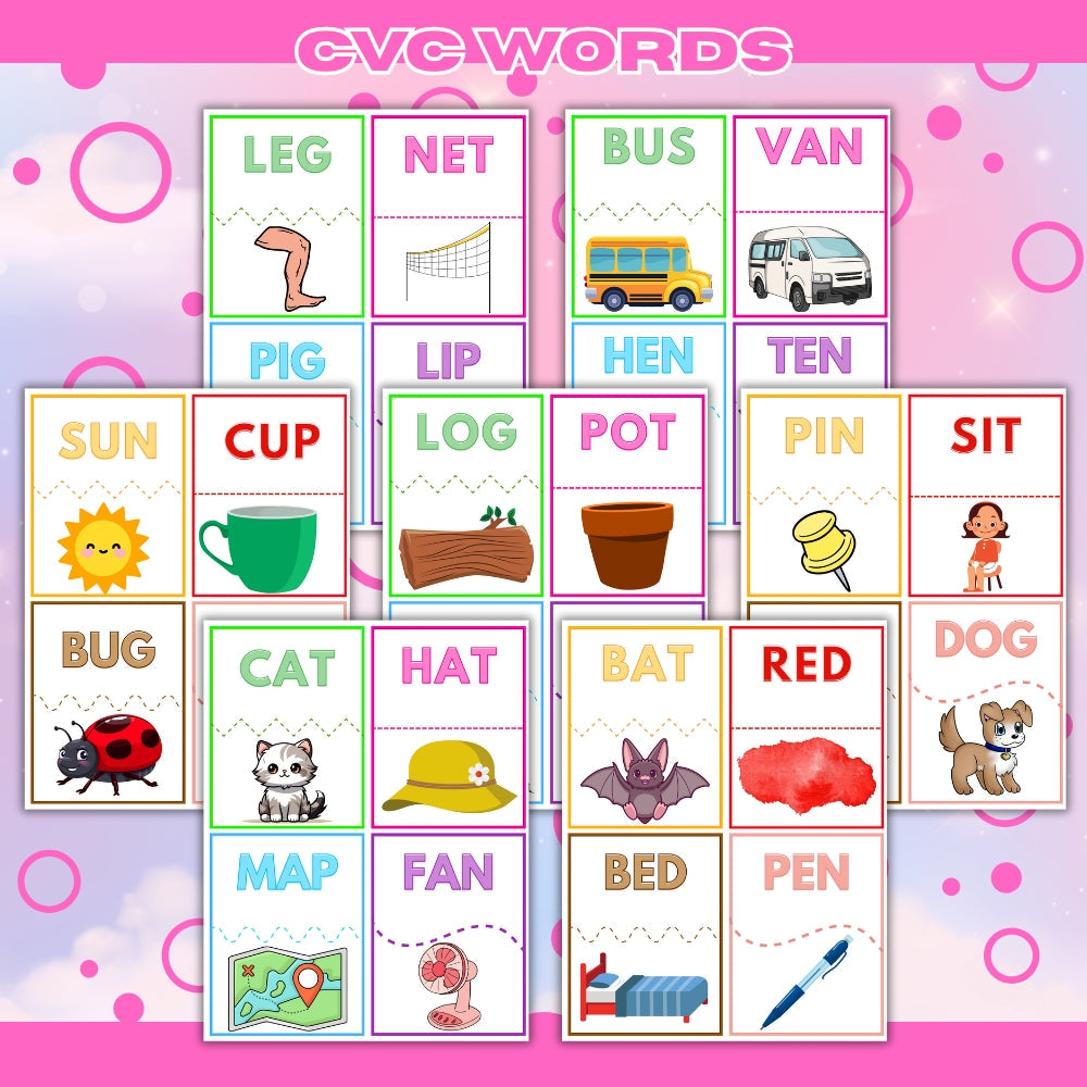 Puzzle Cards for Kids – Alphabet, Numbers & Shapes