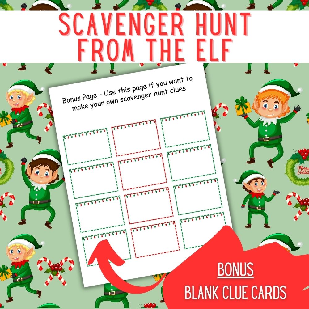 Scavenger Hunt from the Elf