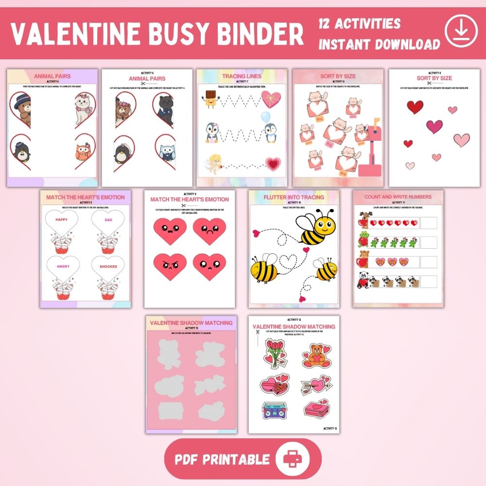 Valentine's Busy Binder