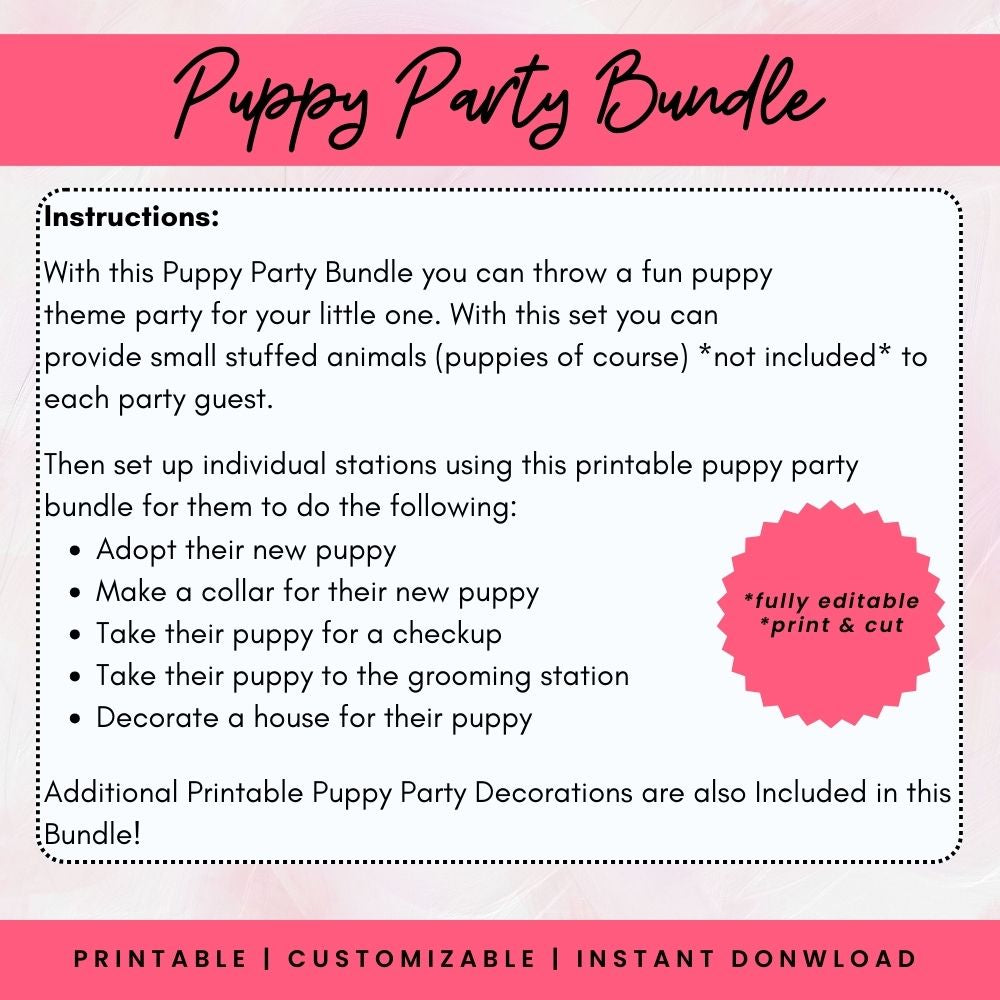 Puppy Party Bundle