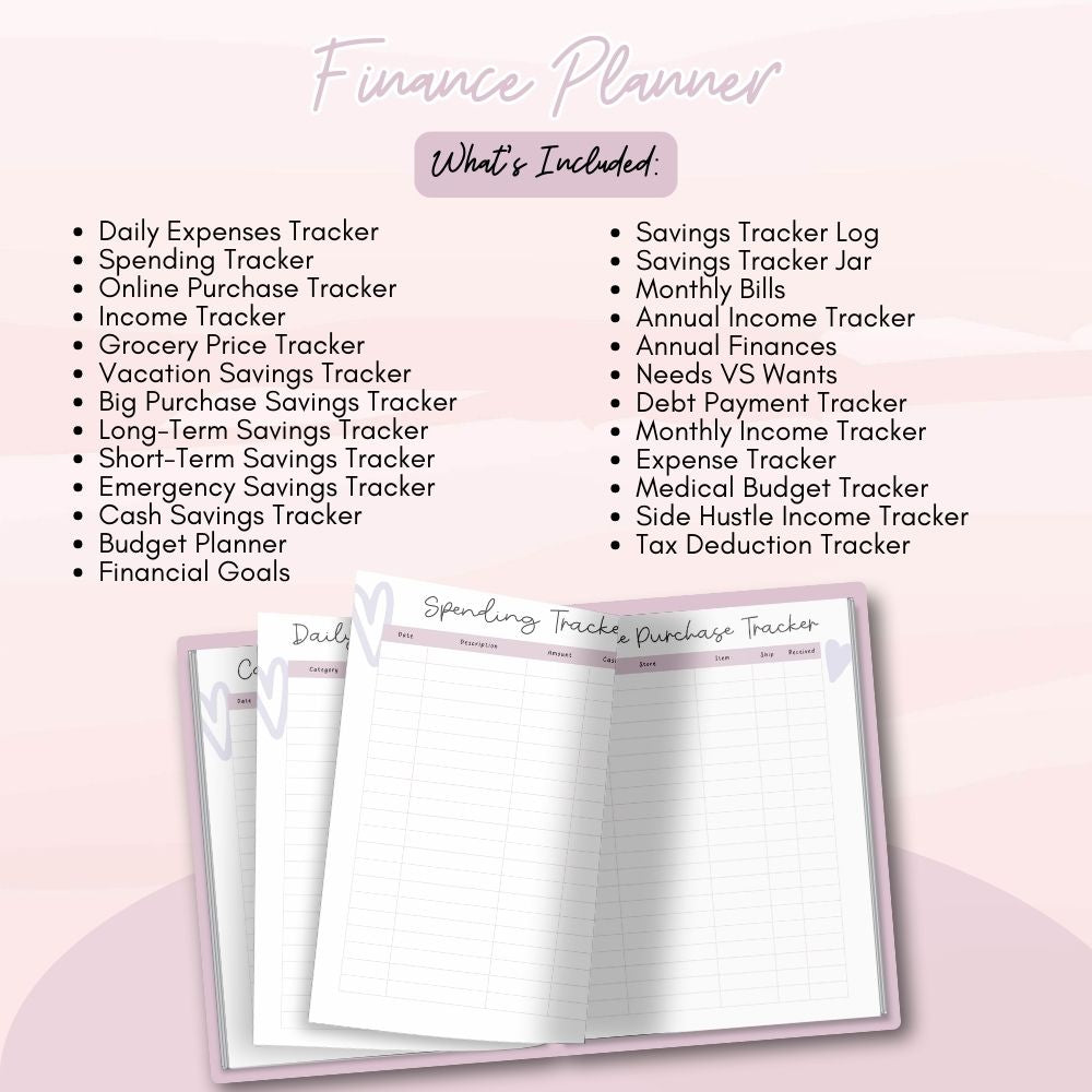 Pink ADHD Planner | Stay Focused Organized & Motivated