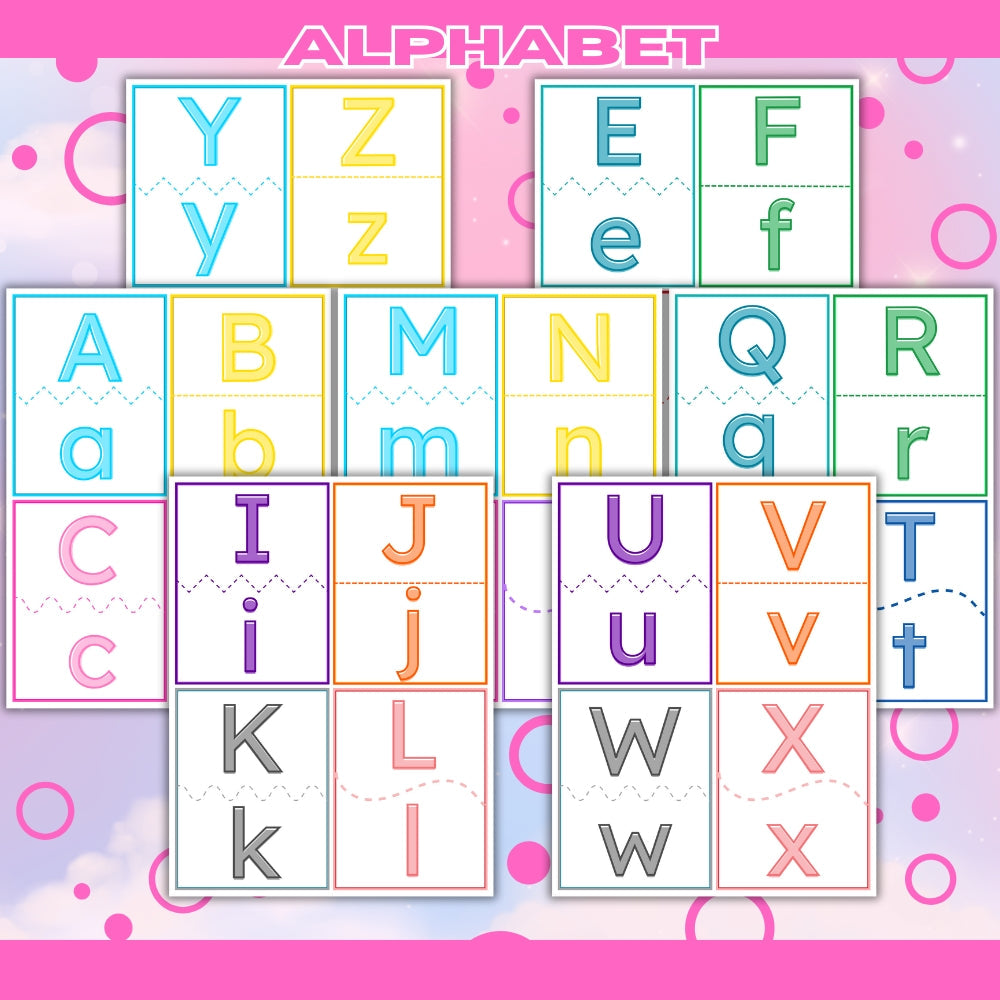 Puzzle Cards for Kids – Alphabet, Numbers & Shapes