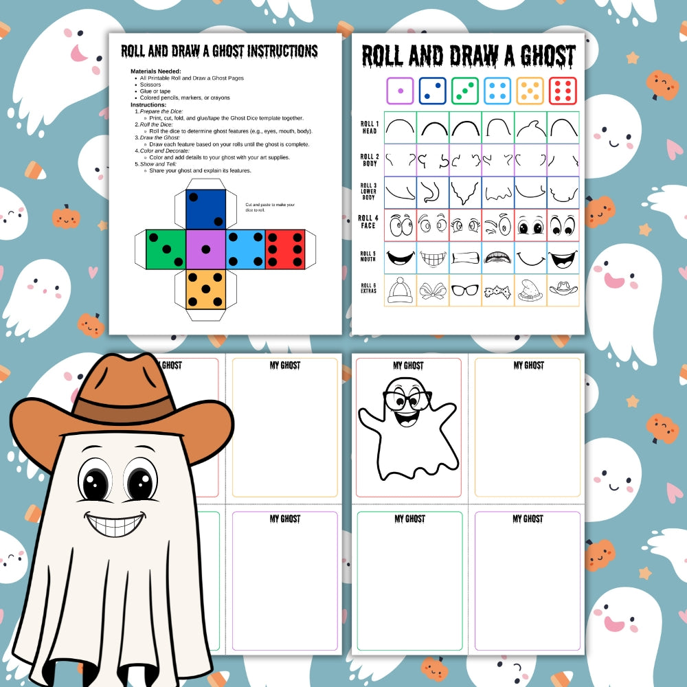 Roll and Draw a Ghost