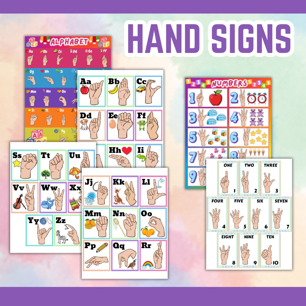 Sign Language Posters – 21 Fun Printable Pages