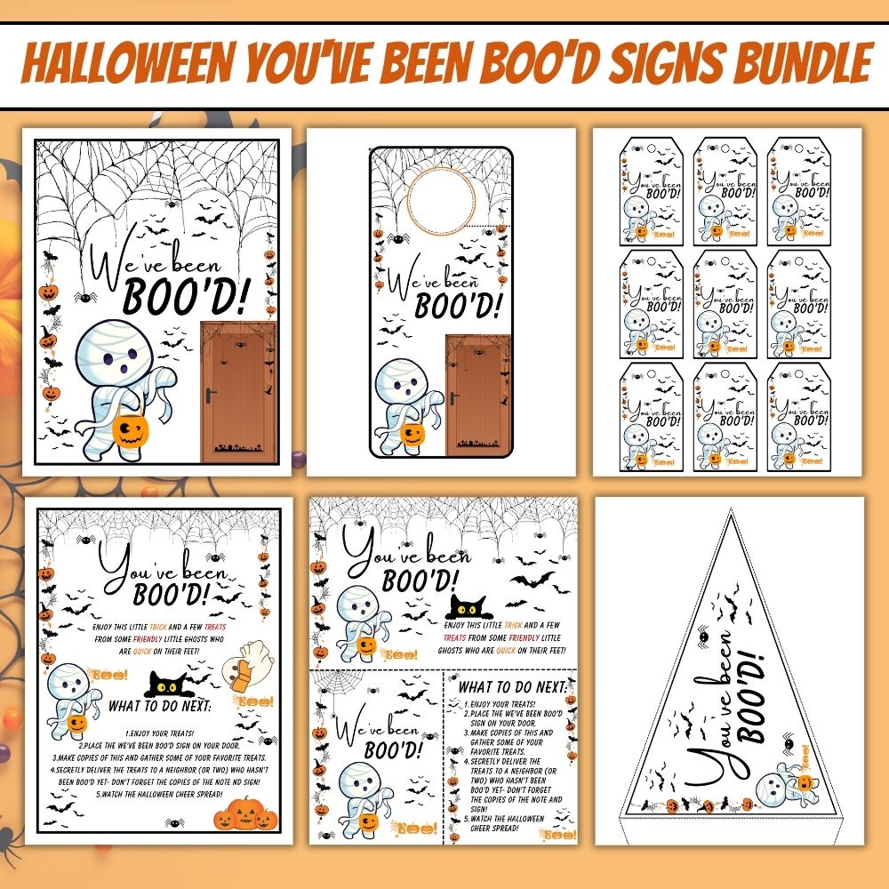 You've been Boo'd Sign Bundle