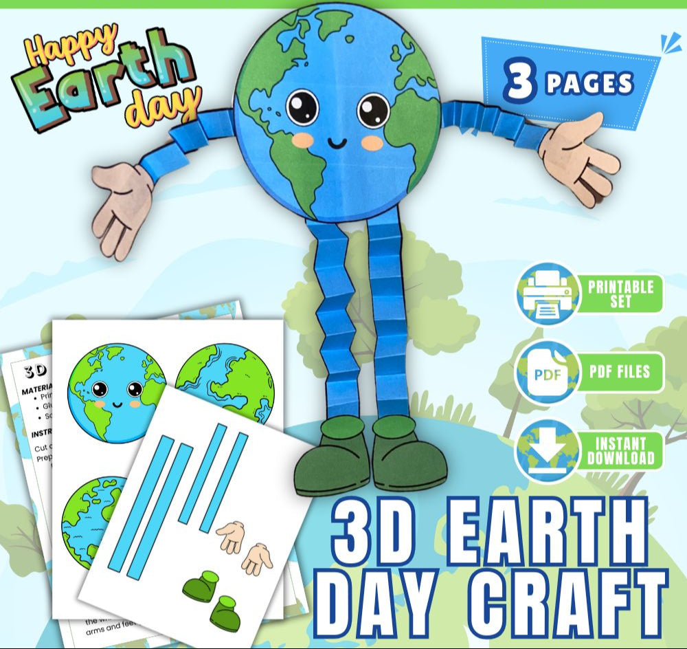 3D Earth Day Craft