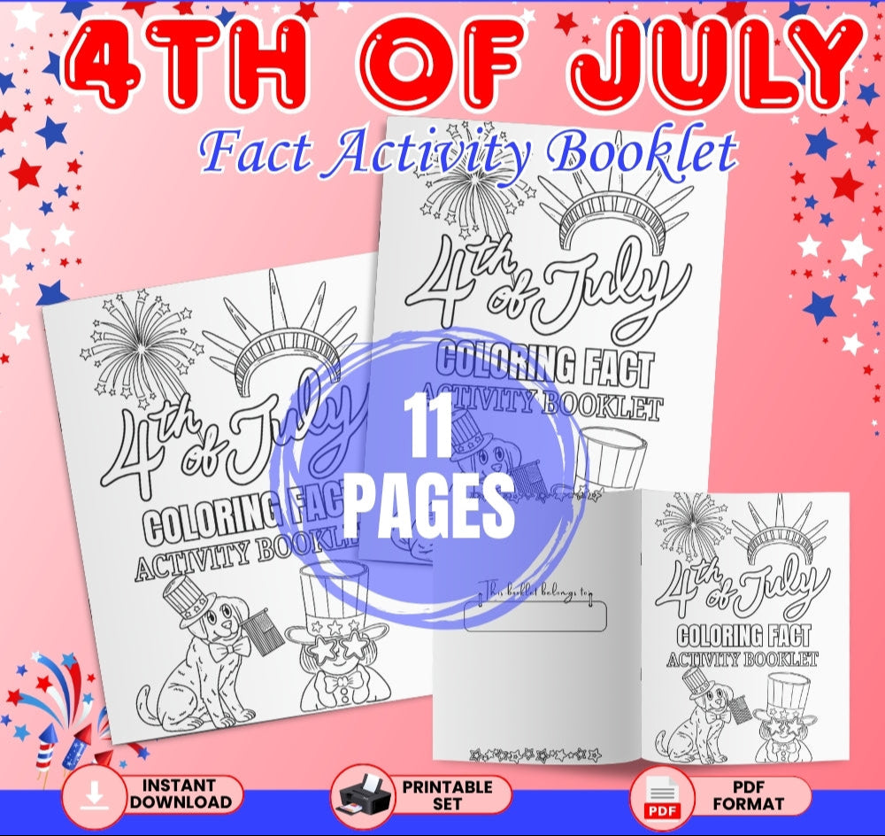 4th of July Fact Activity Booklet