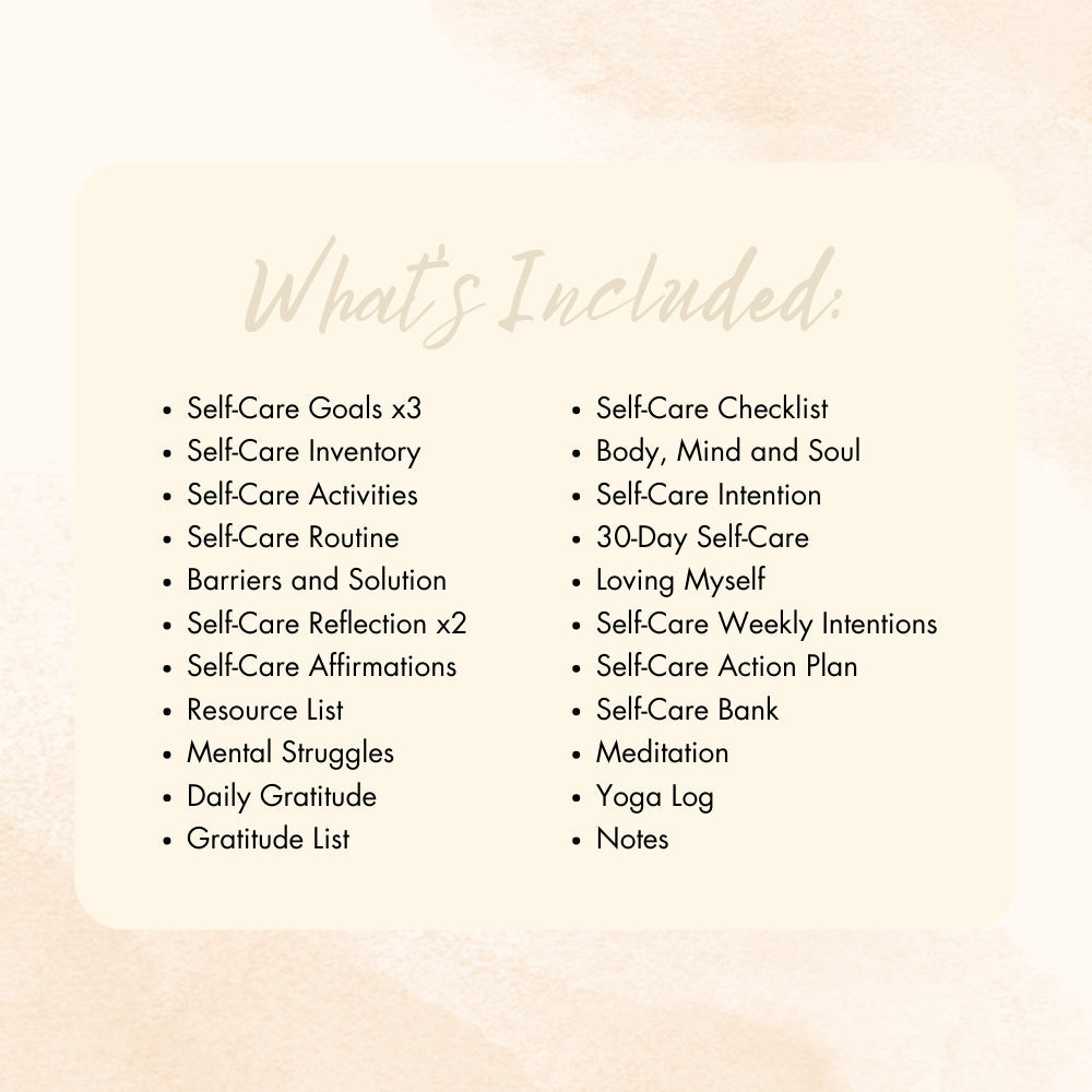 PLR Beige Self-Care Worksheet Set | Journals for self-care | My Store