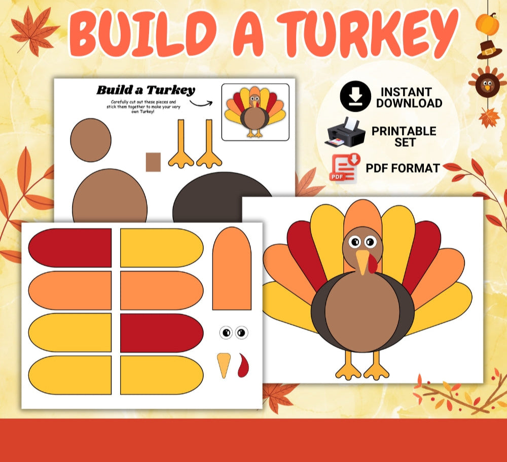 Build a Turkey Kid Craft