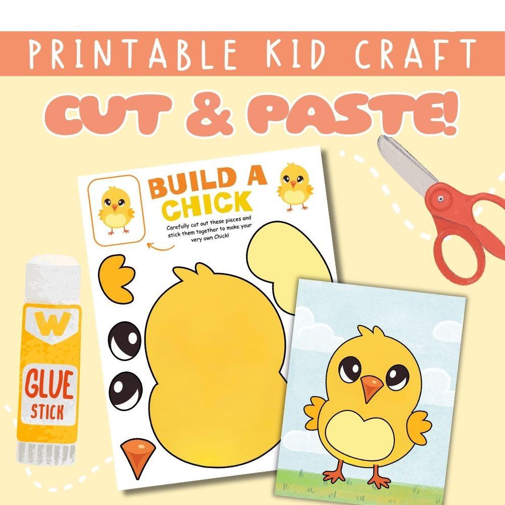 Build a Chick Printable Craft – Fun Easter Activity for Kids