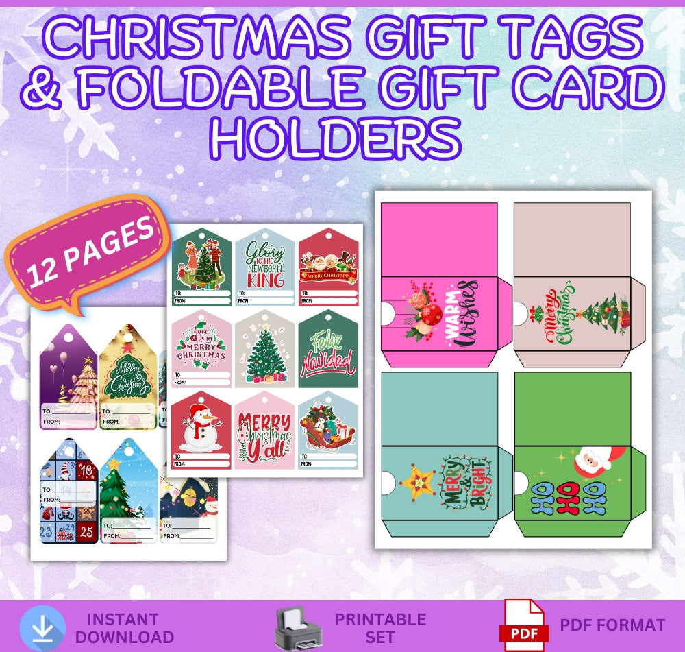 Christmas Gift Tags and Gift Card Holders