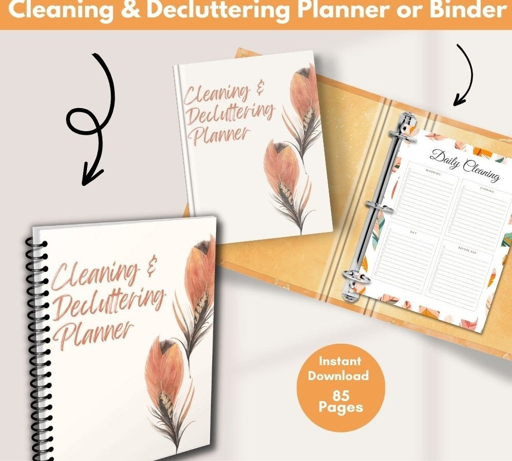 Cleaning and Decluttering Planner