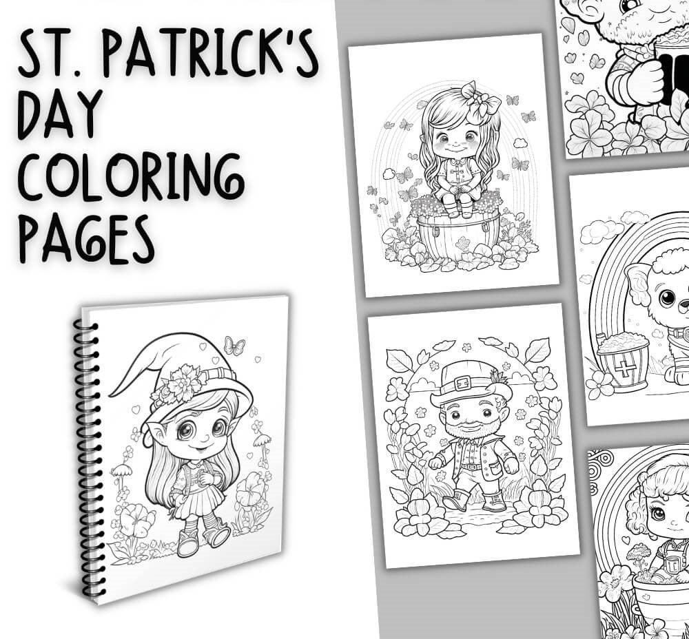 St. Patrick’s Day Coloring Pages – 11 Printables